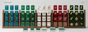 Jeu de Mahjong Américain Violet avec Tuiles Botaniques, Combinaisons Citron et Étoile, Dos Violet Brillant, Cartes Animaux avec Pierres Précieuses pour Soirées Jeux - Product Image 6