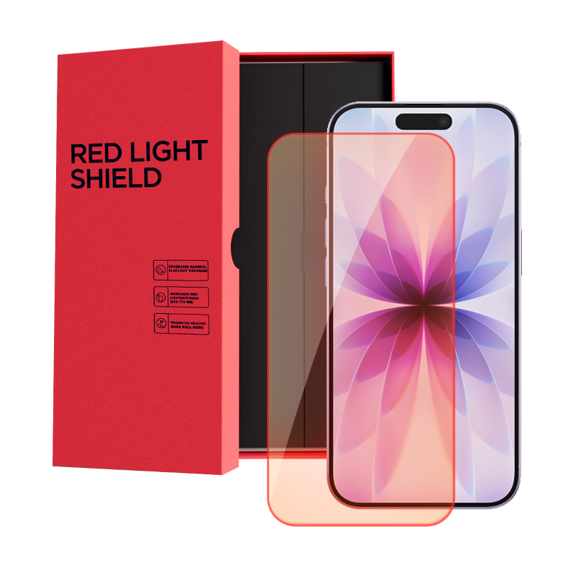 Protecteur d'écran lumière rouge + emballage