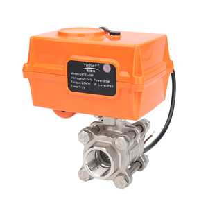 Válvula de bola microeléctrica de 3 vías de acero inoxidable 304, mini válvula motorizada, exquisito actuador microeléctrico, motor sin escobillas ODM - Product Image 6