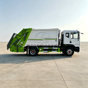 Camión Compactador de Basura de Carga Trasera Dongfeng 4x2 en Oferta, Camión de Recolección de Residuos Hidráulico de 10-16 CBM para Saneamiento Municipal - Product Image 4