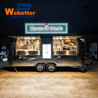 Camion de restauration rapide Webetter entièrement équipé : tacos, pretzels, shawarma, hamburgers, barbecue, pizzas, boulangerie mobile