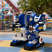 Produk Taman Hiburan Joy2fun Wahana Besar Robot Berjalan Bionik Bertenaga Baterai Mainan Wahana Dalam Ruangan