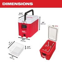 48-22-8460 PACKOUT Glacière compacte rigide résistante aux chocs de 16 litres