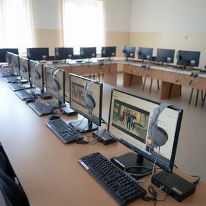 Système de laboratoire de langues modernes pour l'apprentissage de l'anglais à l'école/au bureau - Product Image 3