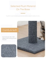 Fabricant direct - Poteau à gratter pour chat en sisal robuste de 21 pouces avec jouet