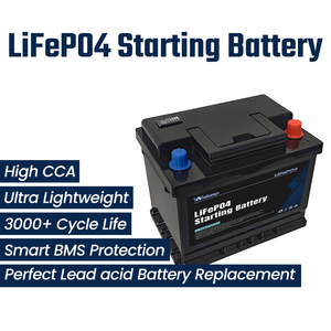 कम स्व-निर्वहन 12v60ah एंटी-लीकेज सील स्टार्टर बैटरी के लिए हैबैक/वैगन 800ca कोल्ड क्रैकिंग एम्प्स बैटरी - Product Image 1