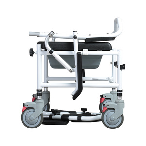 Silla de inodoro cómoda para <span class=keywords><strong>personas</strong></span> mayores, productos para el cuidado del hogar, fácil de llevar, para interiores, con ruedas - Product Image 2