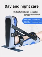 Orthèse pour pied tombant, pour AVC, hémiplégie, alité, correcteur d'inversion/eversion, aide à la rééducation, chaussure en T, à vie