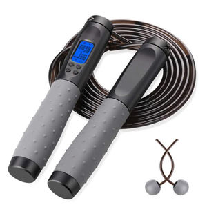 <span class=keywords><strong>Corde</strong></span> à <span class=keywords><strong>sauter</strong></span> électronique, écran HD, longueur réglable avec compteur, entraînement de Fitness, exercice physique - Product Image 1