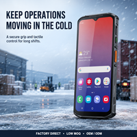 Smartphone Android Durci 5G 6,5 Pouces CM60 avec Scanner, Batterie 5500 mAh, Charge Rapide 66W, NFC, GPS, Double SIM pour l'Inventaire d'Entrepôt et les Équipes d'Exploitation