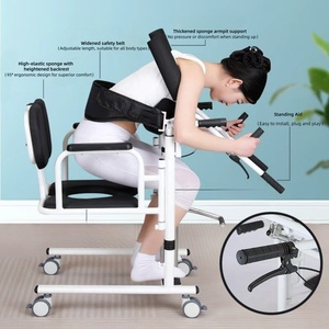 Chaise élévatrice hydraulique pour transfert de patient, machine multifonctionnelle avec fonction toilette, équipement de soins à domicile, commandes en gros - Product Image 4