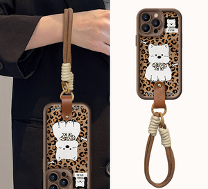 Hip Hop <span class=keywords><strong>Leopard</strong></span> In Mềm Matte Silicone <span class=keywords><strong>TPU</strong></span> Điện Thoại Bìa Đối Với <span class=keywords><strong>iPhone</strong></span> 16 Pro Max Dây Đeo Cổ Tay <span class=keywords><strong>Leopard</strong></span> Điện Thoại Trường Hợp Đối Với <span class=keywords><strong>iPhone</strong></span> 16 - Product Image 5