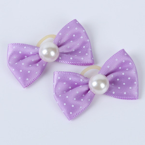 Cinta de goma con lazo para el pelo de perro, accesorios para mascotas, para Teddy <span class=keywords><strong>Yorkshire</strong></span>, venta al por mayor - Product Image 3