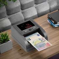 EC600 Easycount Détecteur de monnaie portable Insertion à 4 voies Compteur de billets de banque Indicateur lumineux inégalé Criblage d'argent en plastique