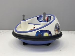 Yeni Model renkli tampon araba Rc çocuklar yüksek kaliteli tampon araba güçlü güç 6v 7ah yeni çocuk elektrikli araba için noel Pres - Product Image 4