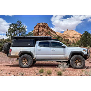 Camionnette Lit Camping-car Auvent Shell <span class=keywords><strong>toit</strong></span> <span class=keywords><strong>tente</strong></span> double cabine noir 4X4 accessoires Alu-cab auvent camping-car - Product Image 4