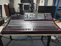 MX-32PLUS Table de Mixage Sonore Professionnelle pour DJ 32 Canaux Système d'Enregistrement Multipiste Dante avec Écran Tactile Console de Mixage Numérique