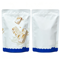 Pochette à fermeture éclair personnalisée, sac en plastique de qualité alimentaire pour emballer des produits de collation