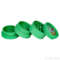 Broyeur d'herbe biodégradable moderne en 4 parties de 40mm concasseur de plantes respectueuses de l'environnement pour accessoire à fumer