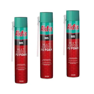 900ml 750ml 500ml 300ml Construction Door And Window Flame Filling Spray Polyurethane Foam