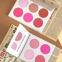 Palette de Fards à Joues Imperméables Personnalisables avec Logo – Fournisseur de Maquillage Compact Naturel Teinte Nude Fini Mat Rose pour le Visage