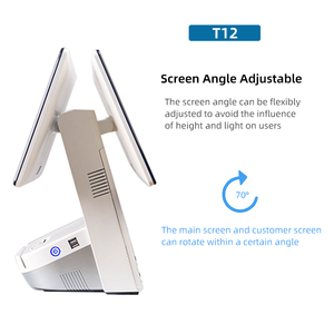 Đúng phẳng duy nhất hoặc màn hình kép 15.6 inch <span class=keywords><strong>Android</strong></span> Máy <span class=keywords><strong>POS</strong></span> point of Sale tiền mặt đăng ký phần cứng cho nhà hàng - Product Image 3