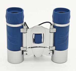 2026 8x21 고품질 어린이용 쌍안경, 실버 블루 쌍안경 루비 렌즈 광학 쌍안경 중국산 - Product Image 1