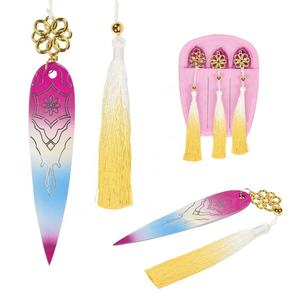 Ensemble de 3 épées en métal de 6 pouces, Kpop <span class=keywords><strong>Demon</strong></span> Hunters, dague, Huntrix Zoey Weapon, Shin-kal, couteaux à lancer, jouet sûr, accessoire de cosplay - Product Image 4