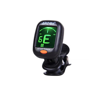 AROMA AT-101 Clip-on Guitar Tuner with CR2032 Battery Included