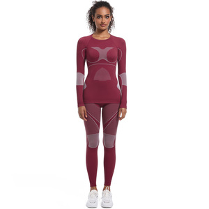 Womens Thermal Underwear Thermal <strong>Base</strong> <strong>Layers</strong> Women - Ski Wear Ladies Compression Athletic Long Johns <strong>Skins</strong> Set - Product Image 3