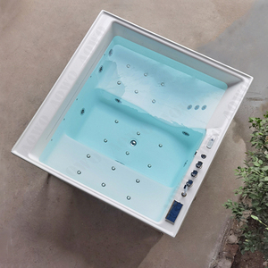 Bain à remous intégré pour 3 personnes Babble Yacuzzi <span class=keywords><strong>Spa</strong></span> avec douche à eau chaude Bain à remous intérieur et extérieur - Product Image 2