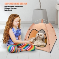 Prodigy PF002 Nouvelle Arrivée Cage pour Animaux de Compagnie Personnalisée Moderne Simple Respirante Pliable Durable Résistante à l'Eau avec Plateau en Plastique Petite