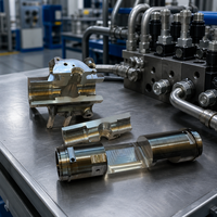 Custom CNC Machined Aluminum Parts Anodized Surface Treatment for Industrial Equipment OEM Components Wholesale Supply