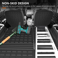 Tapis de coffre arrière et protection de dossier, ensemble complet 8 pièces, épaisseur 5 mm, compatible avec Palisade 7 places 2020-2024