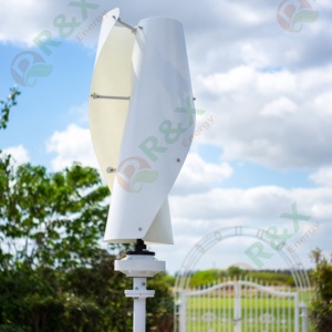 เครื่องกำเนิดไฟฟ้าพลังงานลมแบบแกนตั้ง CE MPPT ความเร็วรอบต่ำ ไร้เสียงรบกวน 220V สำหรับที่อยู่อาศัย รุ่น R&X RX-SV ใบพัดไฟเบอร์กลาส รุ่น RX-SV สำหรับบ้าน - Product Image 5