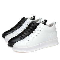 Chaussures de sport pour hommes, rehaussantes, avec semelle intérieure de 7 cm, décontractées, pour augmenter la taille, style designer
