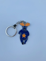 Kaynak Fabrikası Özel Tasarım 3D Hayvan Logolu Rozetler Anahtarlık Yüksek Kaliteli Metal Anahtarlık Anime Ürünleri Toptancıları İçin