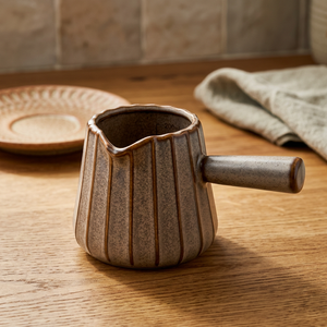 200ml Porcelain Modern Espresso Pitcher Handle <b>Measuring</b> Cup Volume Marks BPA-Free Milk Frothing Jug Coffee Bar Serving <b>Spoon</b> - Product Image 3