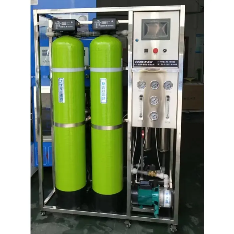 500lph saf su arıtma ekipmanları Ro saf arıtma sistemi su filtresi makinesi ekipmanları