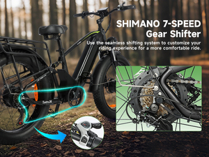 Bicicleta Eléctrica de 1000W+1000W 48V Certificada para Adultos, Envío Rápido en 2 Días desde Almacén en EE. UU. - Product Image 4
