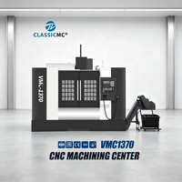 Fraiseuse CNC VMC1370 à lit monobloc pour le travail de finition des composants en acier moulé de machines minières