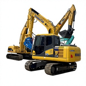 Excavadora Hidráulica Usada Komatsu PC110 de 11 Toneladas, Miniexcavadora para Movimiento de Tierras, Motor de Segunda Mano, Maquinaria de Construcción - Product Image 1