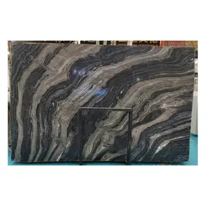 Hot sale bookmatched black forest marble countertop black forest slab floor tiles wall slabs