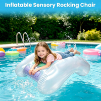 Chaise suspendue gonflable sensorielle pour enfants autistes, siège apaisant pour l'équilibre, idéal pour les TDAH et les besoins sensoriels, parfait pour la salle sensorielle, la maison