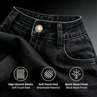 Jupe-short en jean respirante pour femme, mini-jupe en denim très extensible, look lumineux et frais