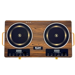 Cocina de <span class=keywords><strong>Gas</strong></span> de 2 Quemadores Ridax OEM/ODM, Cocina Eléctrica de Cerámica de Alta Potencia de 2200 W, Placas de Cocina Eléctricas, Cocina Infrarroja con Temporizador - Product Image 2