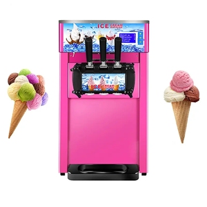 商用自动台式三口味廉价酸奶软冰淇淋机软冰淇淋机 - Product Image 4