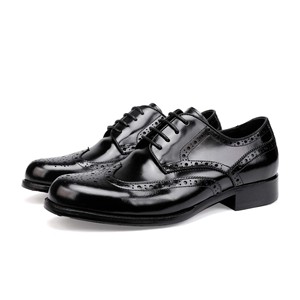 Chaussures habillées en cuir véritable, chaussures Oxford pour mariage, chaussures habillées pour hommes, chaussures décontractées pour hommes - Product Image 1
