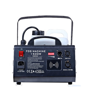 Machine à brouillard et fumée multi-angles 1500W pour mariages et spectacles sur scène - Contrôle manuel et DMX512 - Product Image 3