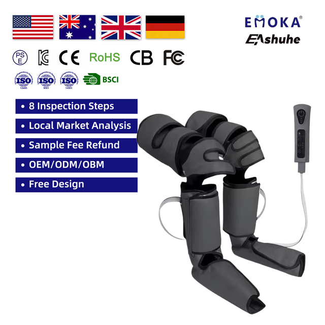 Wholesale Rechargeable Pneumatic Leg Massager Air Compression Massage Device